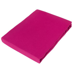 Novel ELASTICKÉ PROSTĚRADLO, žerzej, pink, 120/200 cm