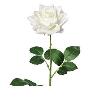 UMĚLÁ KVĚTINA růže 68 cm - krémová