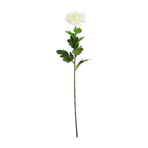 UMĚLÁ KVĚTINA chryzantéma 72 cm - krémová