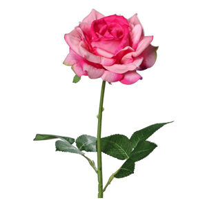 UMĚLÁ KVĚTINA růže 68 cm - pink