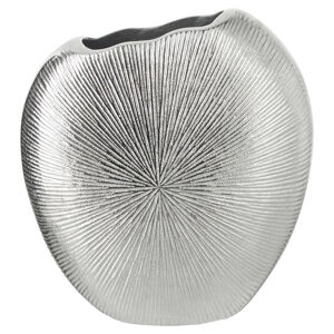 Ambia Home VÁZA, kov, 22 cm - barvy stříbra